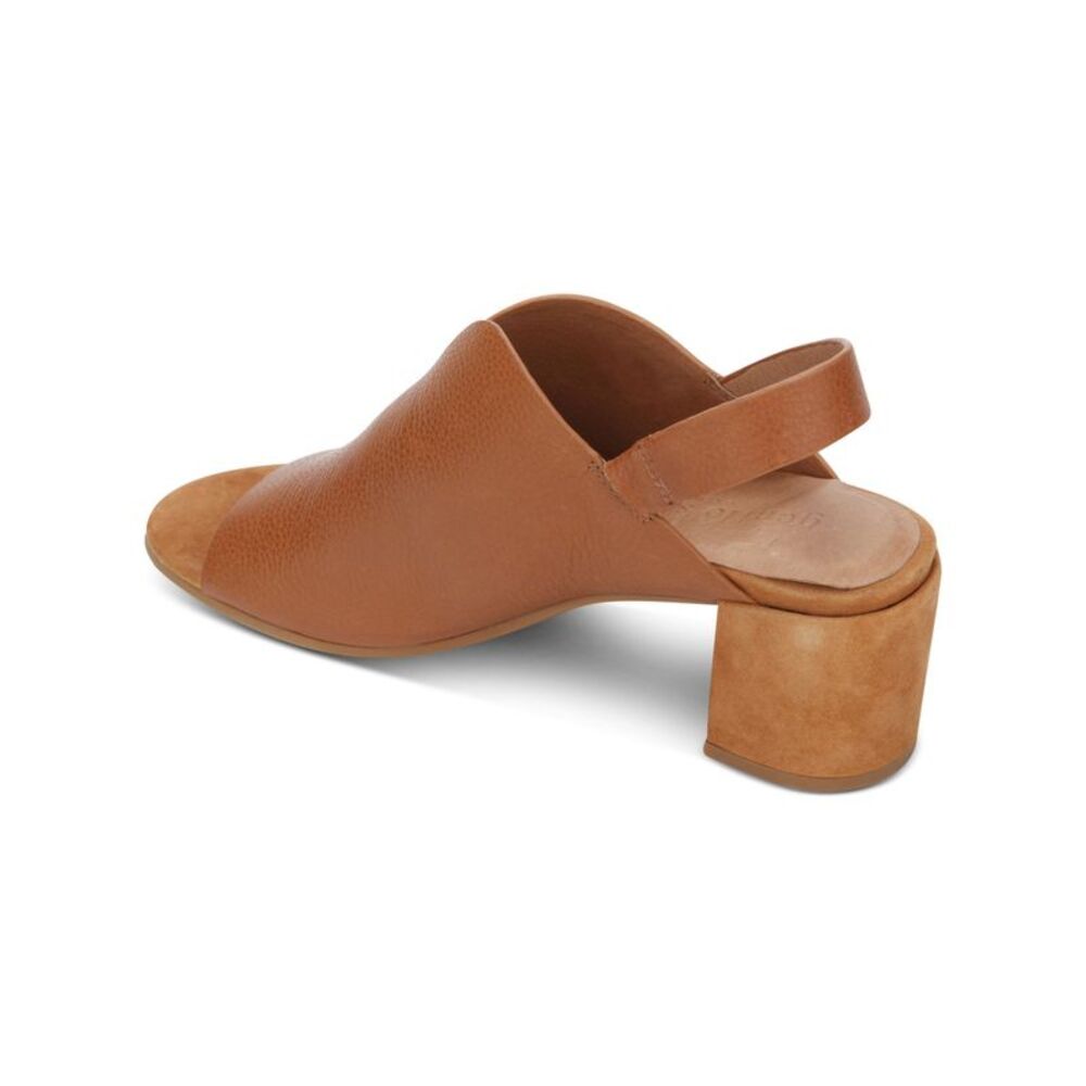 GENTLE SOULS KENNETH COLE Womens Brown Charlene Open Slingback Sandal 9.5 - Picture 2 of 4